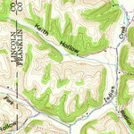 United States Geological Survey Huntland, TN (1947, 24000-Scale) digital map