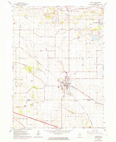 United States Geological Survey Huntley, IL (1972, 24000-Scale) digital map