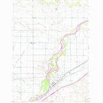 United States Geological Survey Huntley, MT (1956, 24000-Scale) digital map
