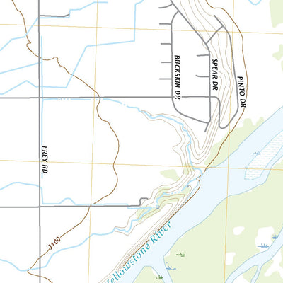 United States Geological Survey Huntley, MT (2020, 24000-Scale) digital map