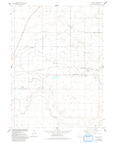 United States Geological Survey Huntley, WY (1960, 24000-Scale) digital map