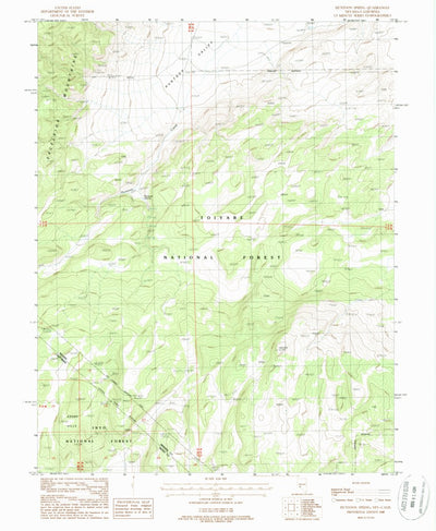 United States Geological Survey Huntoon Spring, NV-CA (1988, 24000-Scale) digital map