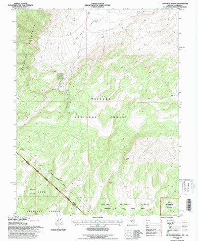 United States Geological Survey Huntoon Spring, NV-CA (1994, 24000-Scale) digital map