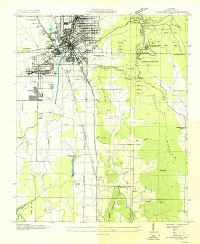 United States Geological Survey Huntsville, AL (1936, 24000-Scale) digital map