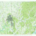 United States Geological Survey Huntsville, AL-TN (1984, 100000-Scale) digital map