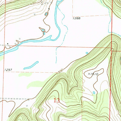 United States Geological Survey Huntsville, AR (1973, 24000-Scale) digital map