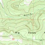United States Geological Survey Huntsville, AR (1973, 24000-Scale) digital map