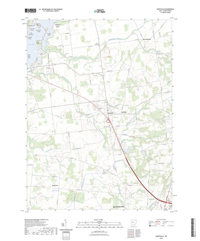 United States Geological Survey Huntsville, OH (2023, 24000-Scale) digital map