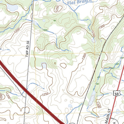 United States Geological Survey Huntsville, OH (2023, 24000-Scale) digital map