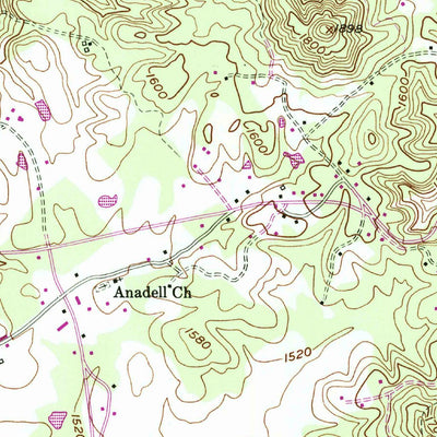 United States Geological Survey Huntsville, TN (1953, 24000-Scale) digital map