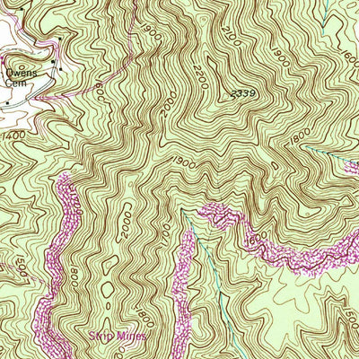United States Geological Survey Huntsville, TN (1953, 24000-Scale) digital map