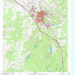 United States Geological Survey Huntsville, TX (1963, 24000-Scale) digital map