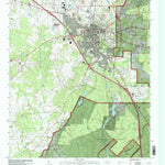 United States Geological Survey Huntsville, TX (1997, 24000-Scale) digital map
