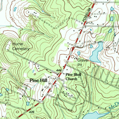 United States Geological Survey Huntsville, TX (1997, 24000-Scale) digital map
