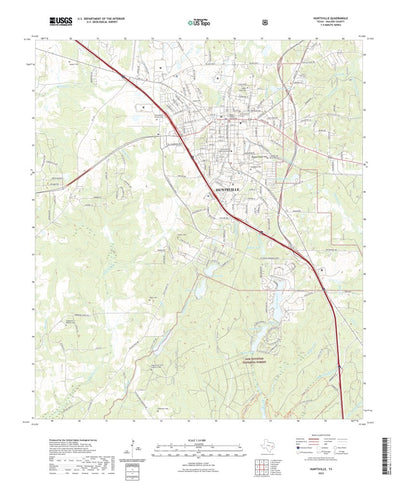 United States Geological Survey Huntsville, TX (2022, 24000-Scale) digital map