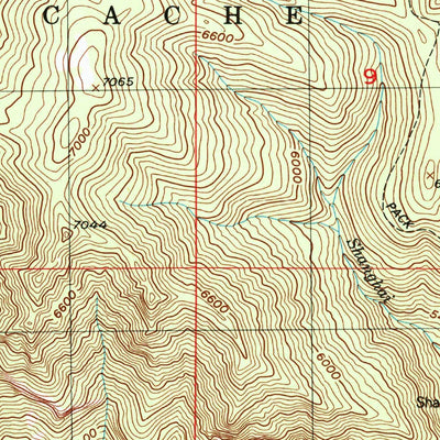 United States Geological Survey Huntsville, UT (1991, 24000-Scale) digital map
