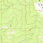 United States Geological Survey Hupa Mountain, CA (1982, 24000-Scale) digital map