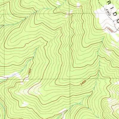 United States Geological Survey Hupa Mountain, CA (1982, 24000-Scale) digital map