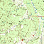 United States Geological Survey Hupa Mountain, CA (1997, 24000-Scale) digital map