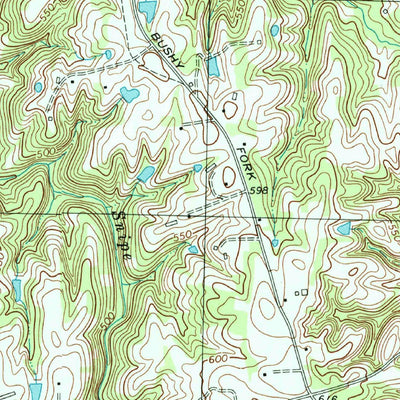 United States Geological Survey Hurdle Mills, NC (1997, 24000-Scale) digital map