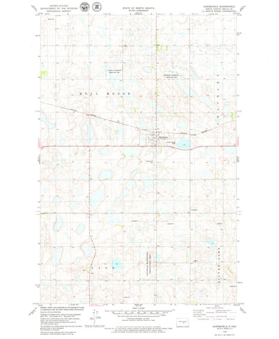 United States Geological Survey Hurdsfield, ND (1978, 24000-Scale) digital map