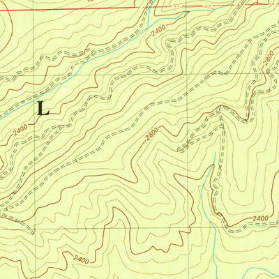 United States Geological Survey Hurdygurdy Butte, CA (1982, 24000-Scale) digital map