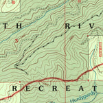 United States Geological Survey Hurdygurdy Butte, CA (1997, 24000-Scale) digital map