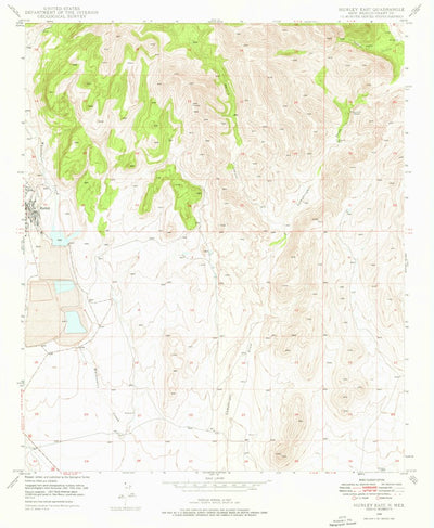 United States Geological Survey Hurley East, NM (1948, 24000-Scale) digital map
