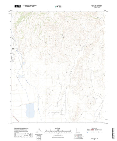 United States Geological Survey Hurley East, NM (2023, 24000-Scale) digital map