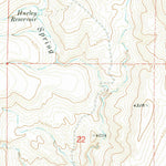 United States Geological Survey Hurley Flat, OR (1972, 24000-Scale) digital map