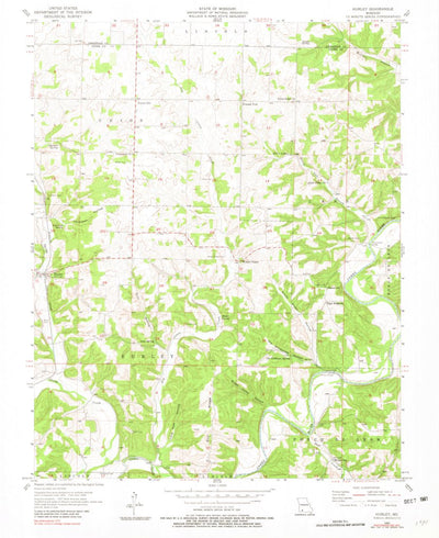 United States Geological Survey Hurley, MO (1955, 24000-Scale) digital map