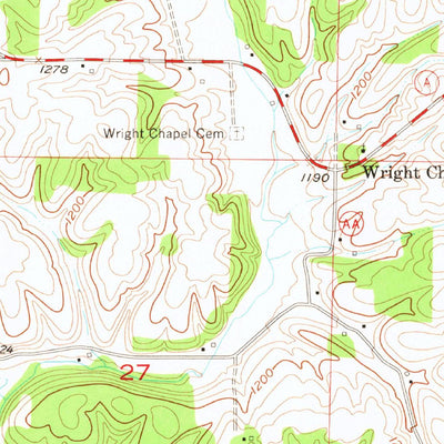 United States Geological Survey Hurley, MO (1955, 24000-Scale) digital map
