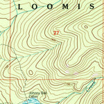 United States Geological Survey Hurley Peak, WA (2001, 24000-Scale) digital map