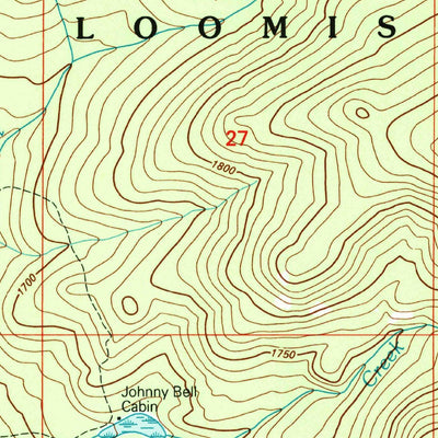 United States Geological Survey Hurley Peak, WA (2001, 24000-Scale) digital map