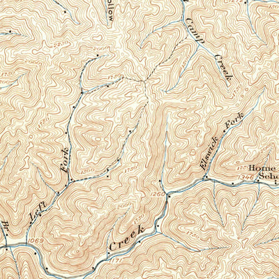 United States Geological Survey Hurley, VA-KY (1915, 62500-Scale) digital map
