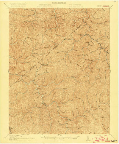 United States Geological Survey Hurley, VA-KY (1917, 62500-Scale) digital map