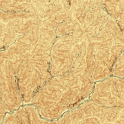 United States Geological Survey Hurley, VA-KY (1917, 62500-Scale) digital map