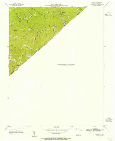 United States Geological Survey Hurley, VA-KY (1954, 24000-Scale) digital map
