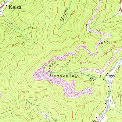 United States Geological Survey Hurley, VA-KY (1963, 24000-Scale) digital map