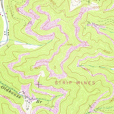 United States Geological Survey Hurley, VA-KY (1963, 24000-Scale) digital map