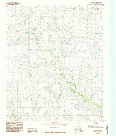 United States Geological Survey Hurnville, TX (1984, 24000-Scale) digital map