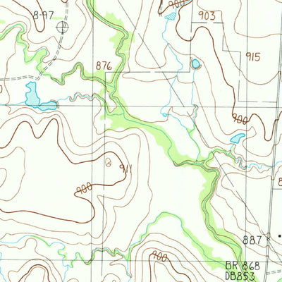 United States Geological Survey Hurnville, TX (1984, 24000-Scale) digital map
