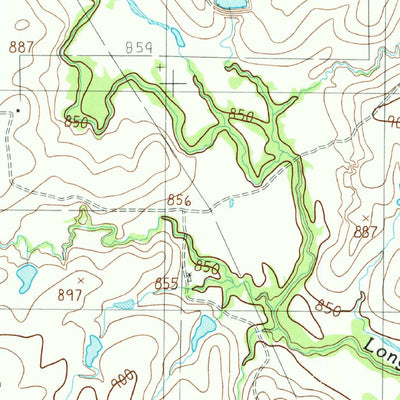 United States Geological Survey Hurnville, TX (1984, 24000-Scale) digital map