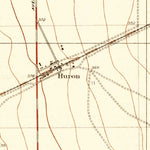 United States Geological Survey Huron, CA (1937, 31680-Scale) digital map