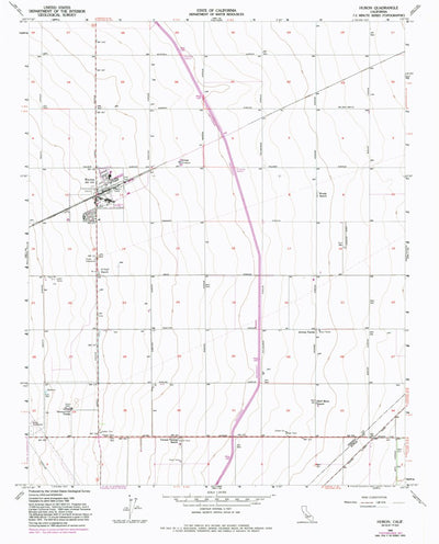 United States Geological Survey Huron, CA (1956, 24000-Scale) digital map
