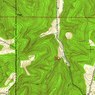 United States Geological Survey Huron, IN (1948, 24000-Scale) digital map