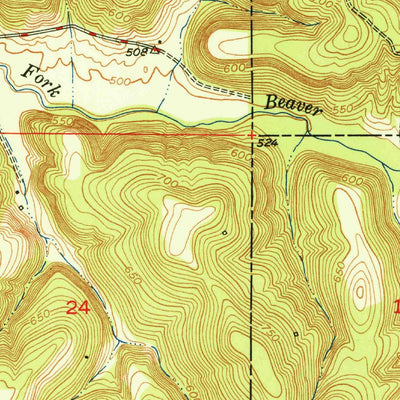 United States Geological Survey Huron, IN (1950, 24000-Scale) digital map