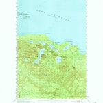 United States Geological Survey Huron Mountain, MI (1954, 62500-Scale) digital map