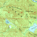 United States Geological Survey Huron Mountain, MI (1954, 62500-Scale) digital map