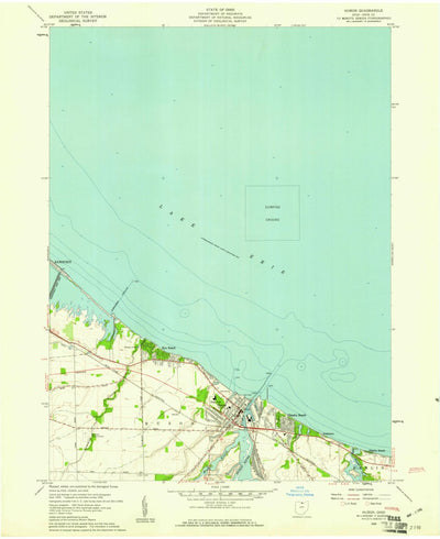 United States Geological Survey Huron, OH (1959, 24000-Scale) digital map